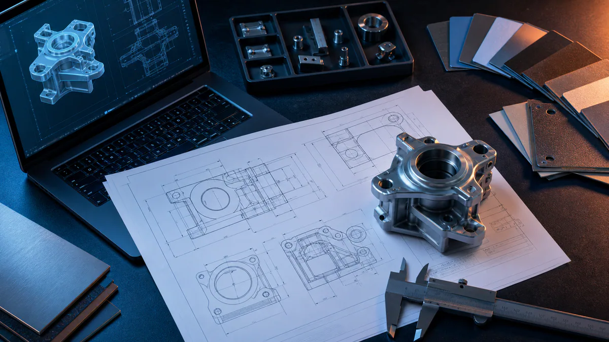 RFQ drawing and specification review workspace