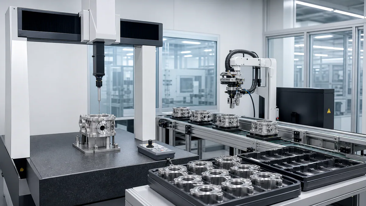 Automated inspection of precision machined components