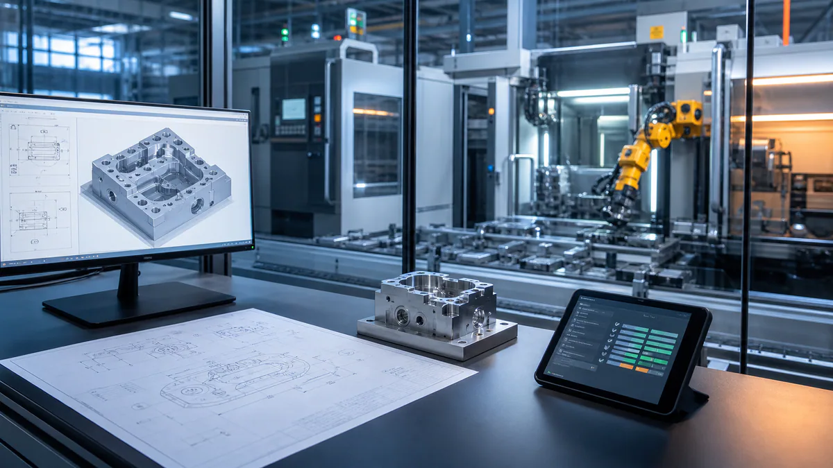 LUNA manufacturing intelligence coordinating an RFQ